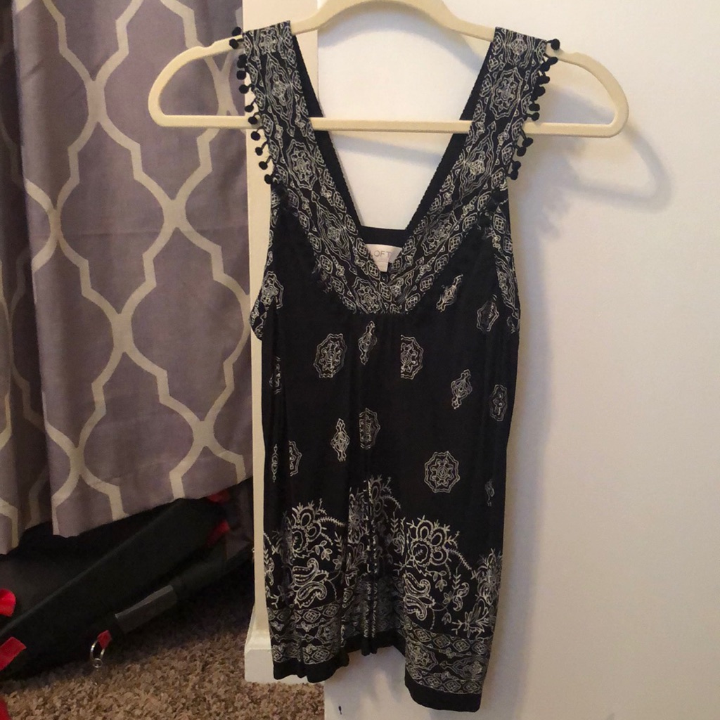 Loft Black Tank Top